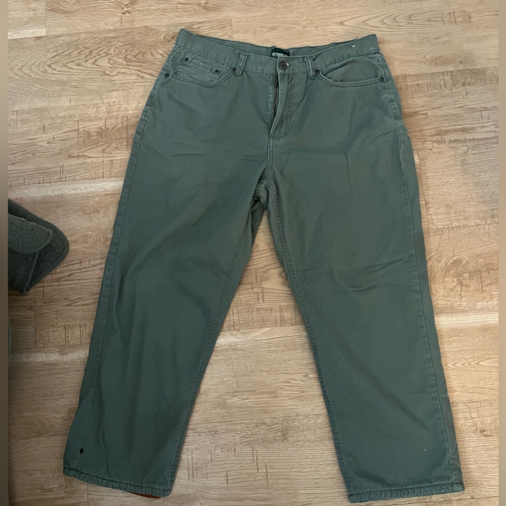 Outdoor Life Green Chinos Relaxed Fit